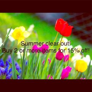 Bundle 2 or more items for 15% off!